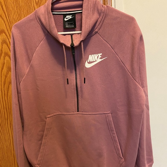 Nike Tops - Nike 3/4 zip up sweatshirt L women NWOT